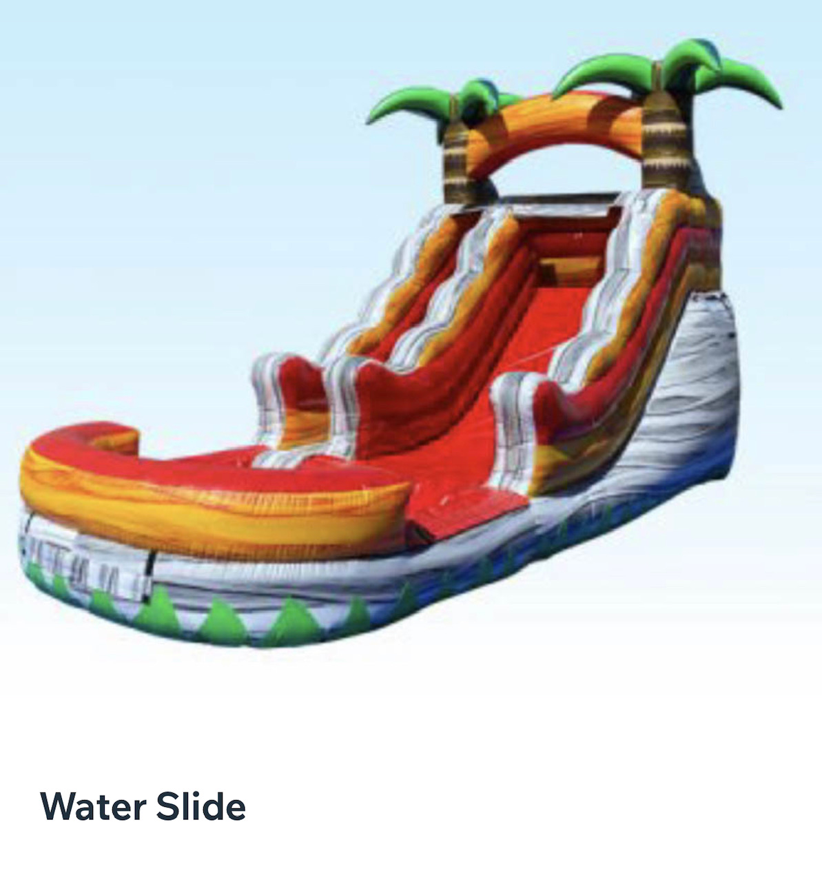 Palm Tree Water Slide 16' x 26'