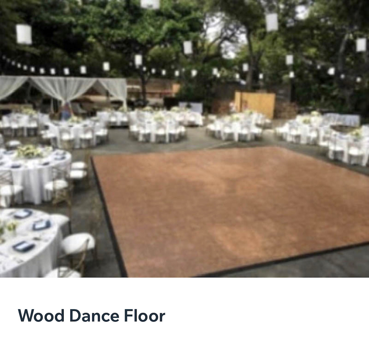 Wood Dance Floor