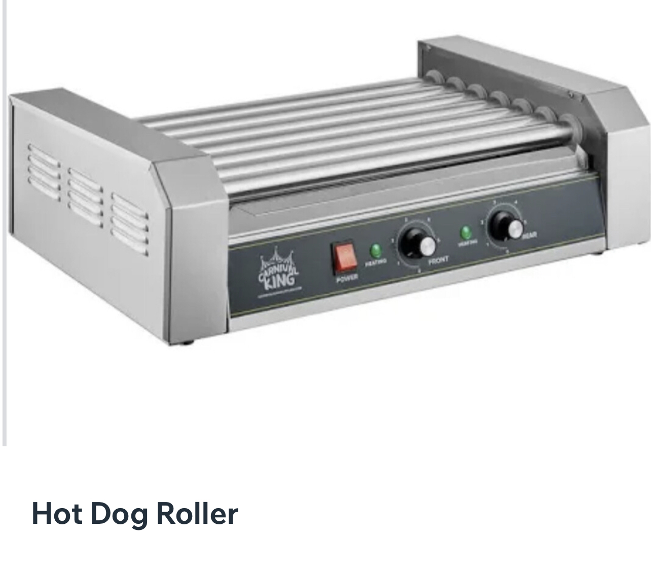 Hot Dog Roller Machine