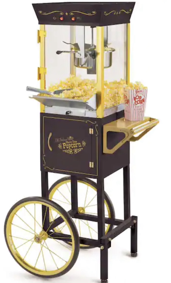 Popcorn Machine On Cart