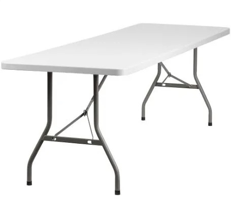 6ft Plastic Rectangular Table